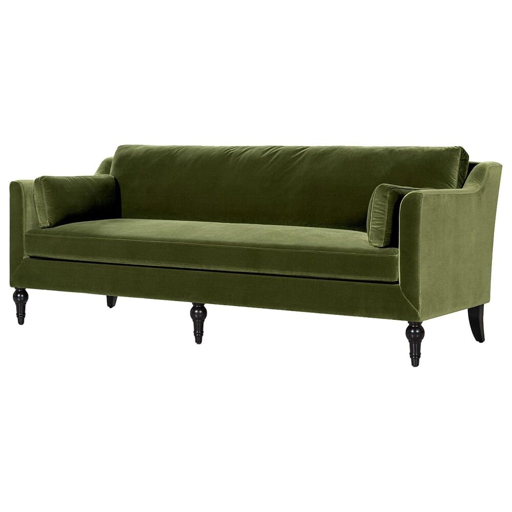 Jennifer Taylor Home Josephine 84.5" Upholstered Modern Sofa in Olive Green Velvet, , large