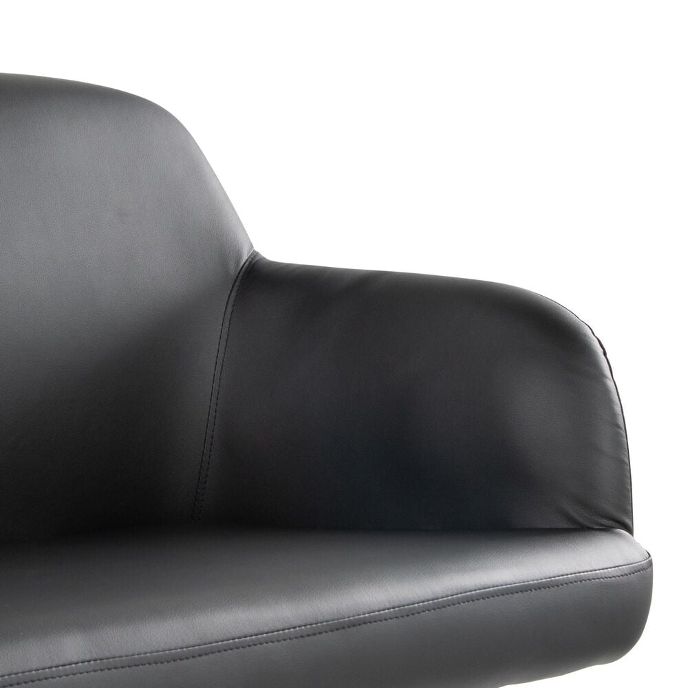 Lumisource Daniella Upholstered Bench in Black, , large