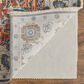 Feizy Kaia 39HTF 5" x 7"9" Blue and Red Area Rug, , large