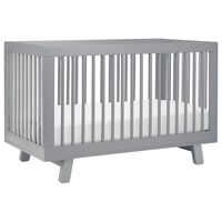 Babyletto Hudson 3-In-1 Convertible Crib and Toddler Conversion Kit in Grey