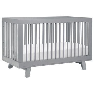 Babyletto Hudson 3-In-1 Convertible Crib and Toddler Conversion Kit in Grey, , large
