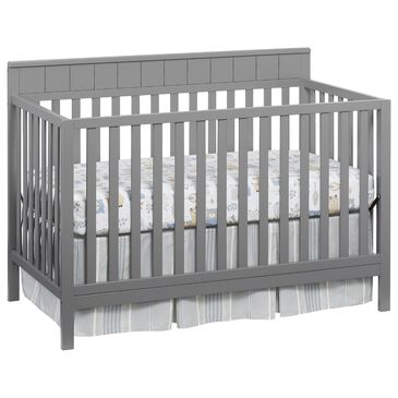 Oxford Baby Logan 4-In-1 Convertible Crib in Dove Gray, , large