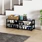 HOMLUX 3-Tier Shoe Rack in Espresso and Black, , large