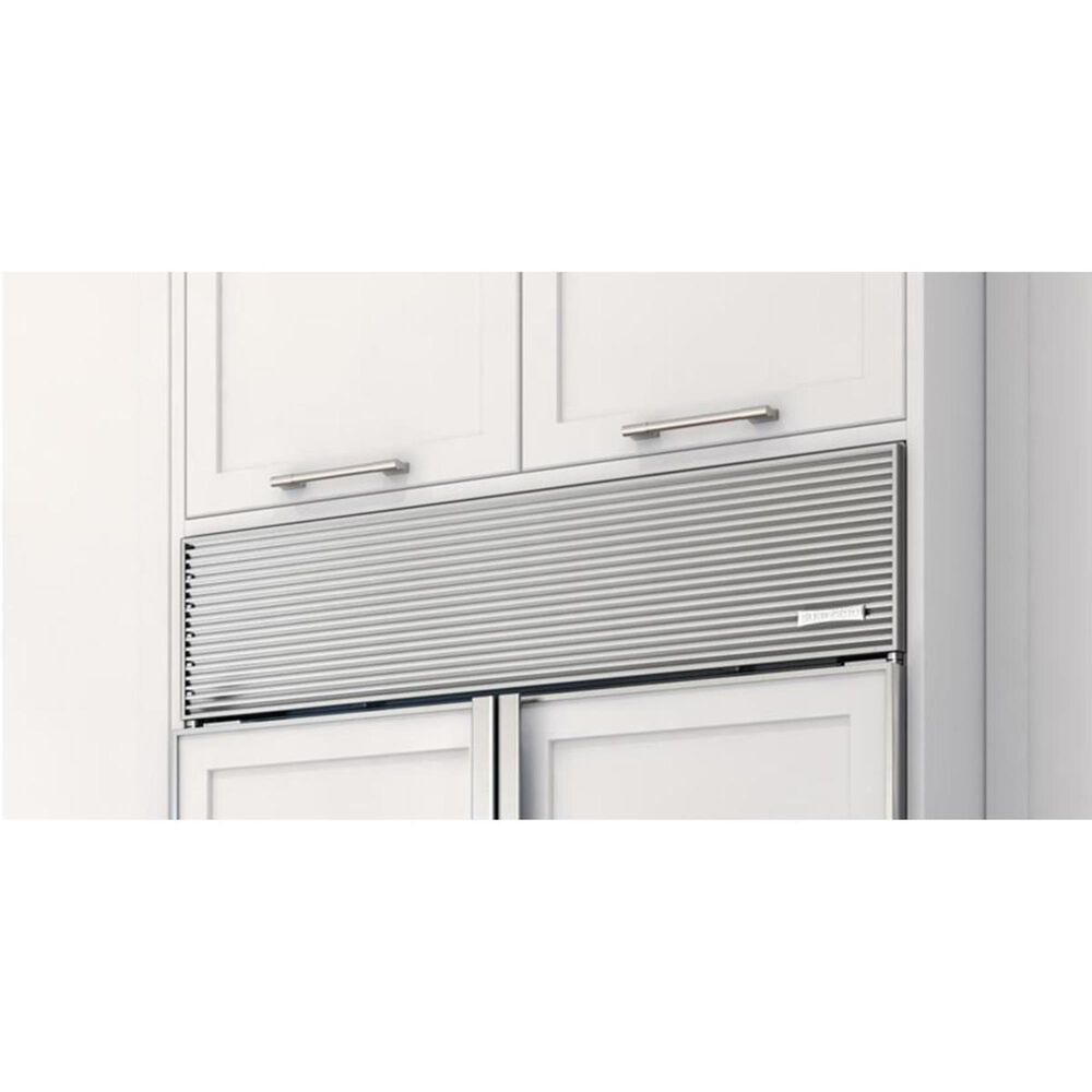 Sub Zero 42" Built-In Louvered Grille Insert in Stainless Steel, , large