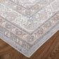 Feizy Francisco Oriental 4" x 6" Gray and Rust Area Rug, , large