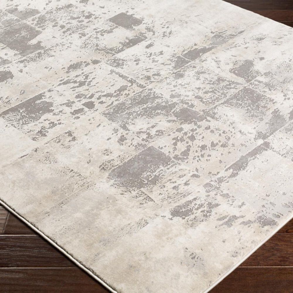Surya Tibetan TBT-2312 5&#39;3&quot; x 7&#39;6&quot; Khaki, Cream and Gray Area Rug, , large