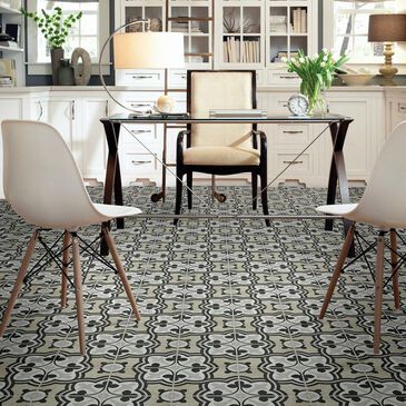 Shaw Revival Aurora Pearl 8" x 8" Porcelain Tile, , large