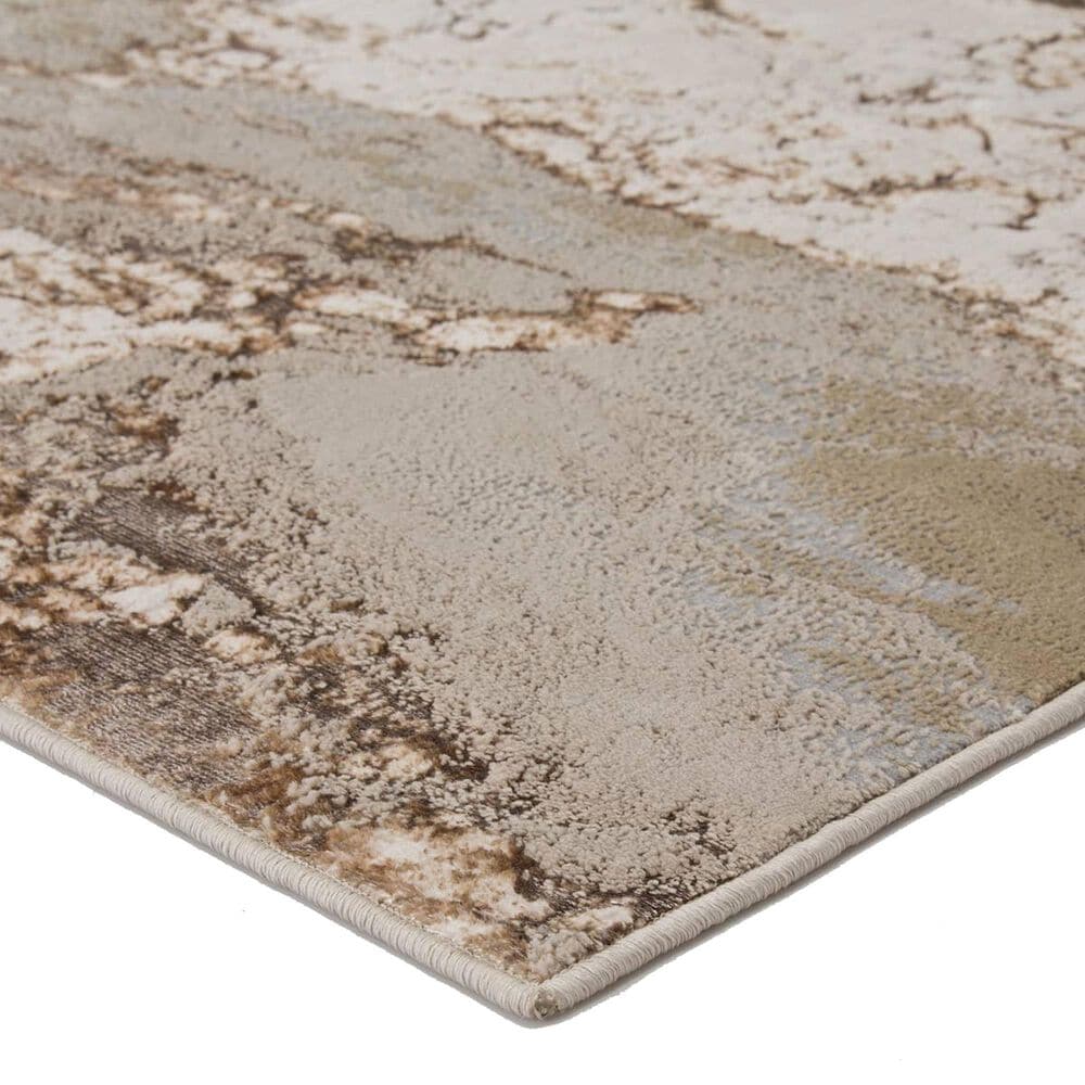 Jaipur Catalyst Cisco Travertine and Whitecap Gray 5&#39; x 7&#39;6&quot; Area Rug, , large
