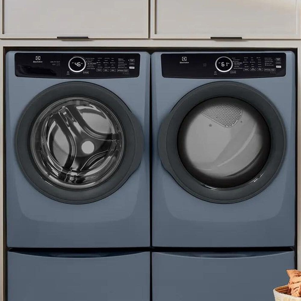 Electrolux 400 Series 4.5 Cu. Ft. Front Load Washer and 8 Cu. Ft. Electric Dryer Laundry Pair in Denim Blue, , large