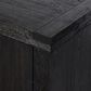 Four Hands Bennett Warby 4-Door Sideboard in Worn Black Oak, , large
