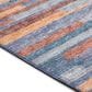 Dalyn Rug Company Sedona Striped 2"3" x 7"6" Denim Indoor/Outdoor Area Performance Rug, , large