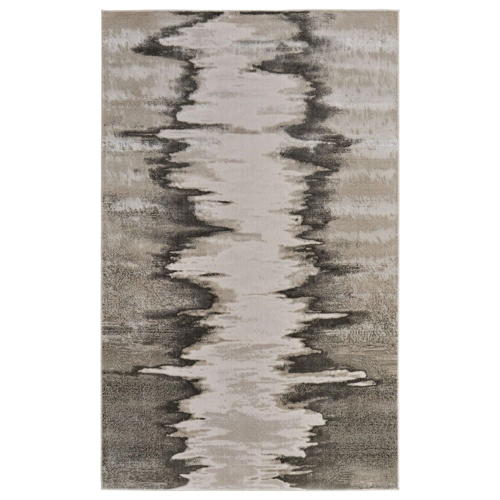 Feizy Micah 39LQF 12" x 18" Ivory and Silver Area Rug, , large