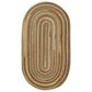 Capel Homecoming 0048-750 5" x 8" Oval River Rock Area Rug, , large