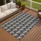 Dalyn Rug Company Soft Essentials Chevron Black 5" x 7"6" Area Rug, , large