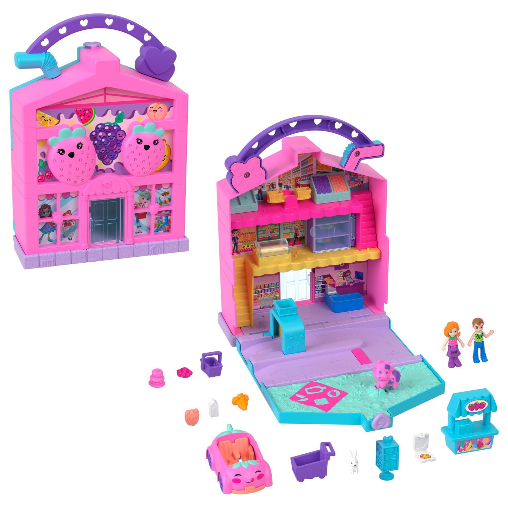 Mattel Pollyville Fresh Market Playset NFM