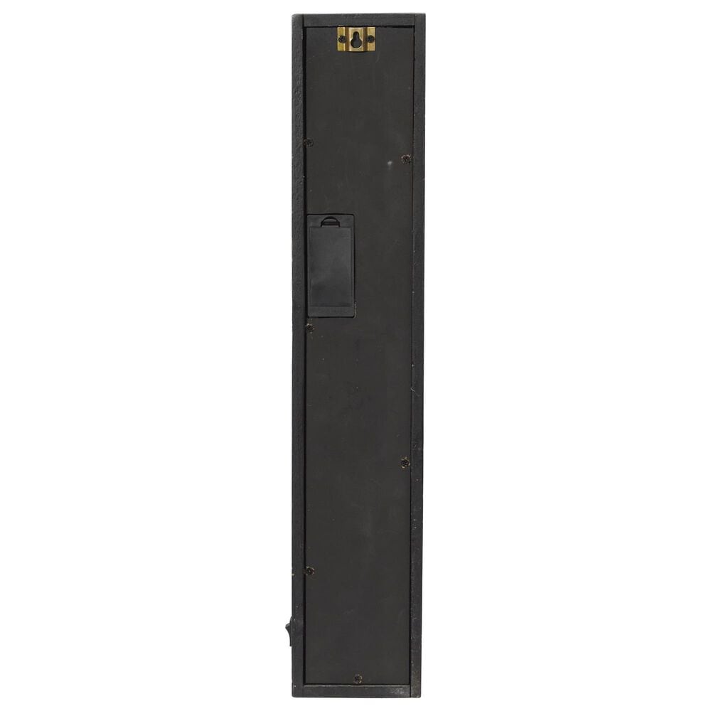 Maple and Jade Battery-Operated Geometric Wall Accent Lamp in Matte Black and Brown, , large