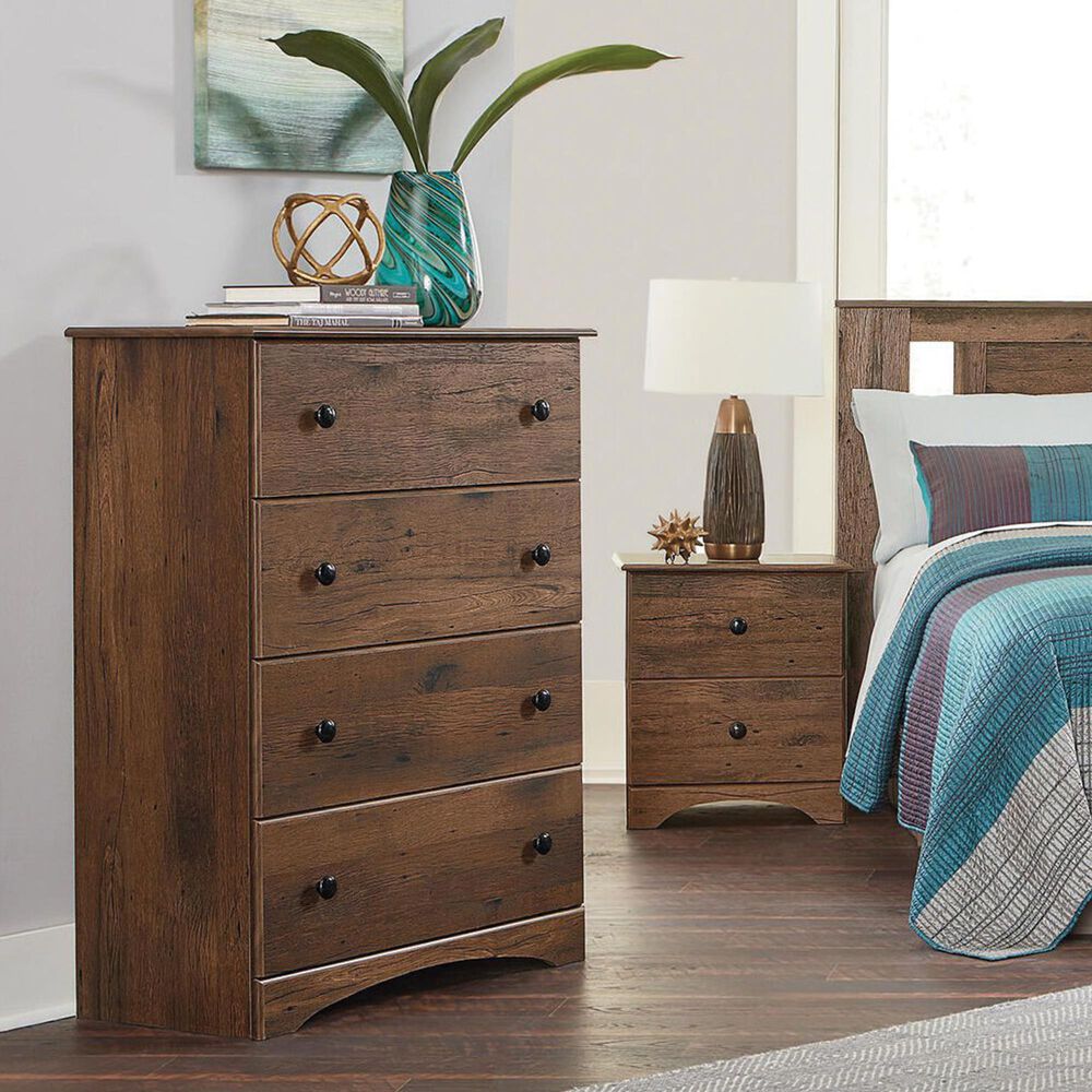 Lemoore 4 Drawer Chest in Dark Oak, , large