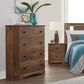 Lemoore 4 Drawer Chest in Dark Oak, , large