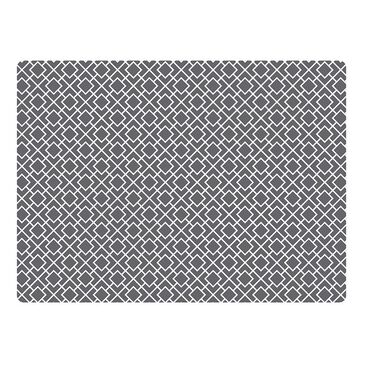 Bungalow Flooring Tazekka 3" x 4" Gray Desk Chair Mat, , large