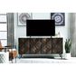 Ashley Chasinfield 72" Large TV Stand in Dark Espresso Brown, , large