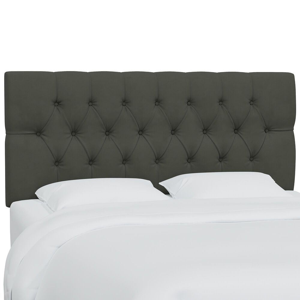 Skyline Furniture Twin Headboard in Velvet Pewter, , large