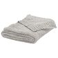 Safavieh Brynna 50" x 60" Throw in Light Grey, , large