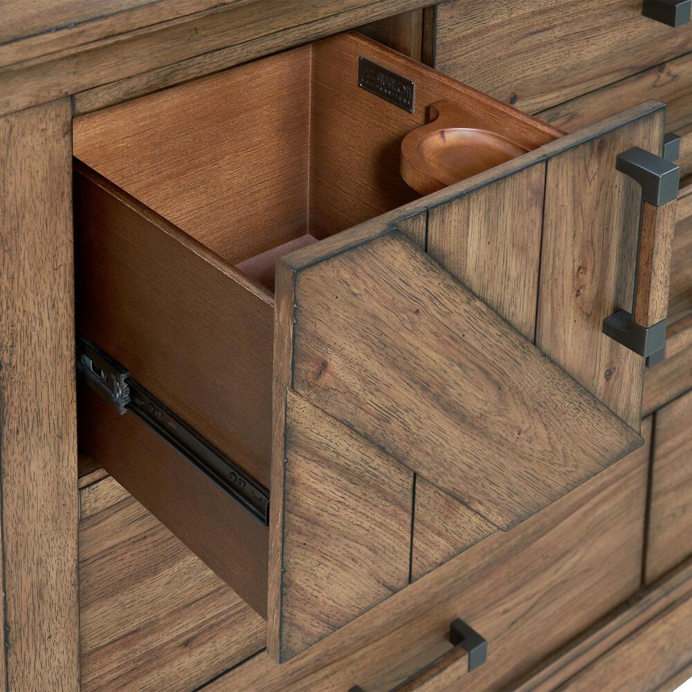 Sasha Lee Eagle River 9-Drawer Dresser in Hickory, , large