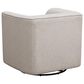 Emerald Home Furnishings Whirlaway Swivel Accent Chair in Beige, , large