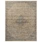 Loloi Heritage 12" x 15" Sage and Navy Area Rug, , large