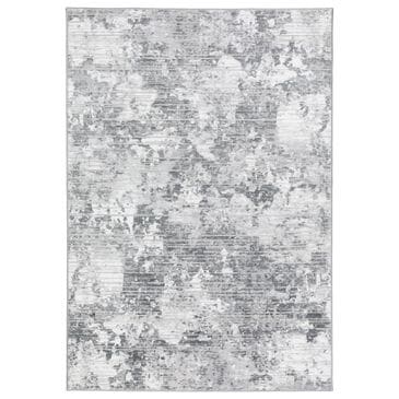 Dalyn Rug Company Rhodes Abstract 7"10" x 10" Gray Area Rug, , large
