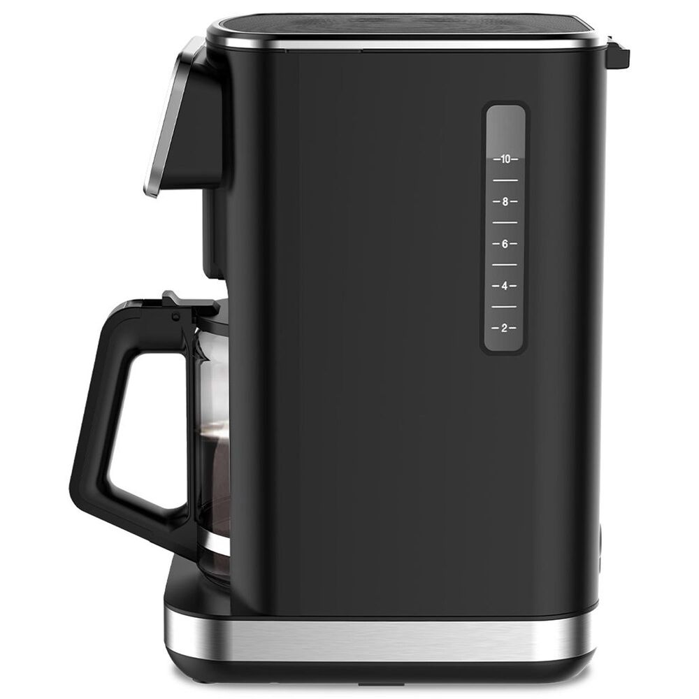 Jura 10-Cup Thermal Replacement Carafe with Lid for Model 496.05 in Stainless Steel and Black, , large