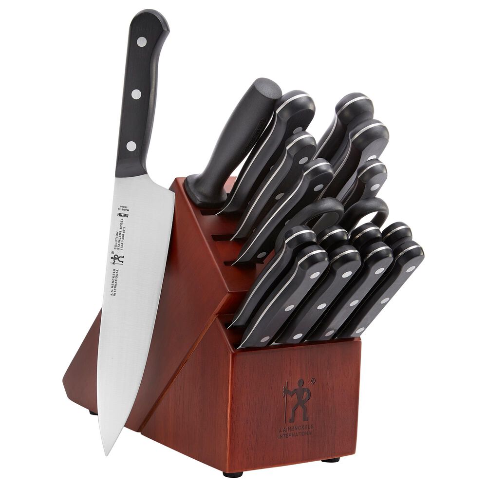 Henckels Solution 18-Piece Knife Block Set, , large