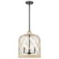 Golden Lighting Nassau 3-Light Pendant in Matte Black, , large