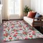 Dalyn Rug Company Wonderland WN30 5" x 7"6" Silver Indoor/Outdoor Area Rug, , large