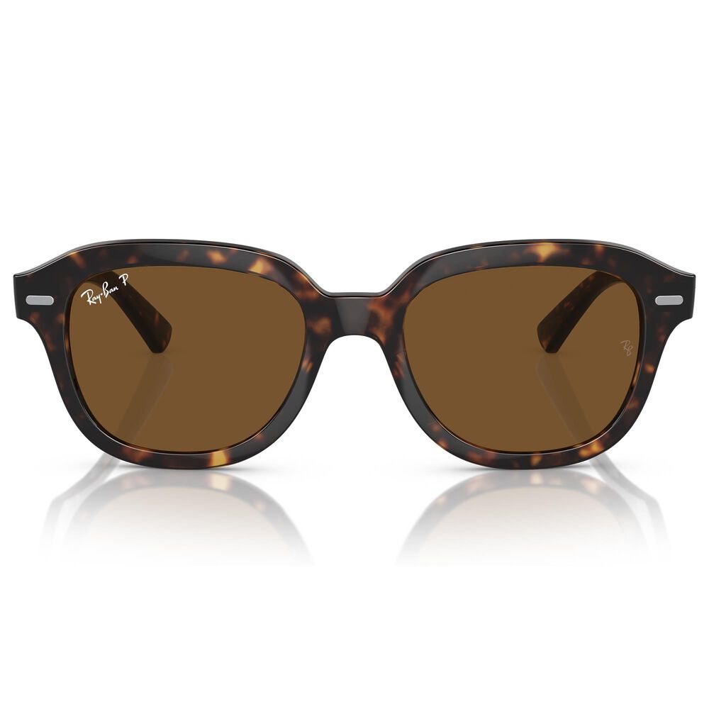 Ray-Ban Erik Sunglasses with Brown Lenses in Polished Havana, , large