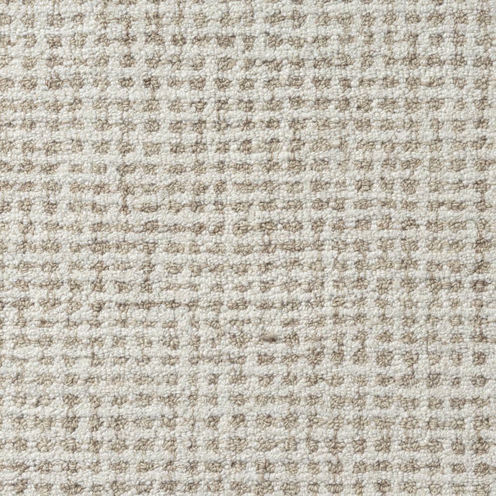 L&amp;R Resources Criss Cross Beige and Ivory 8&#39; Round Area Rug, , large