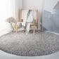 Safavieh Venus Shag 6"7" Round Grey Area Rug, , large