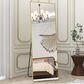 HOMLUX 18" x 58" Rectangular Full Length Floor Mirror in Gold, , large