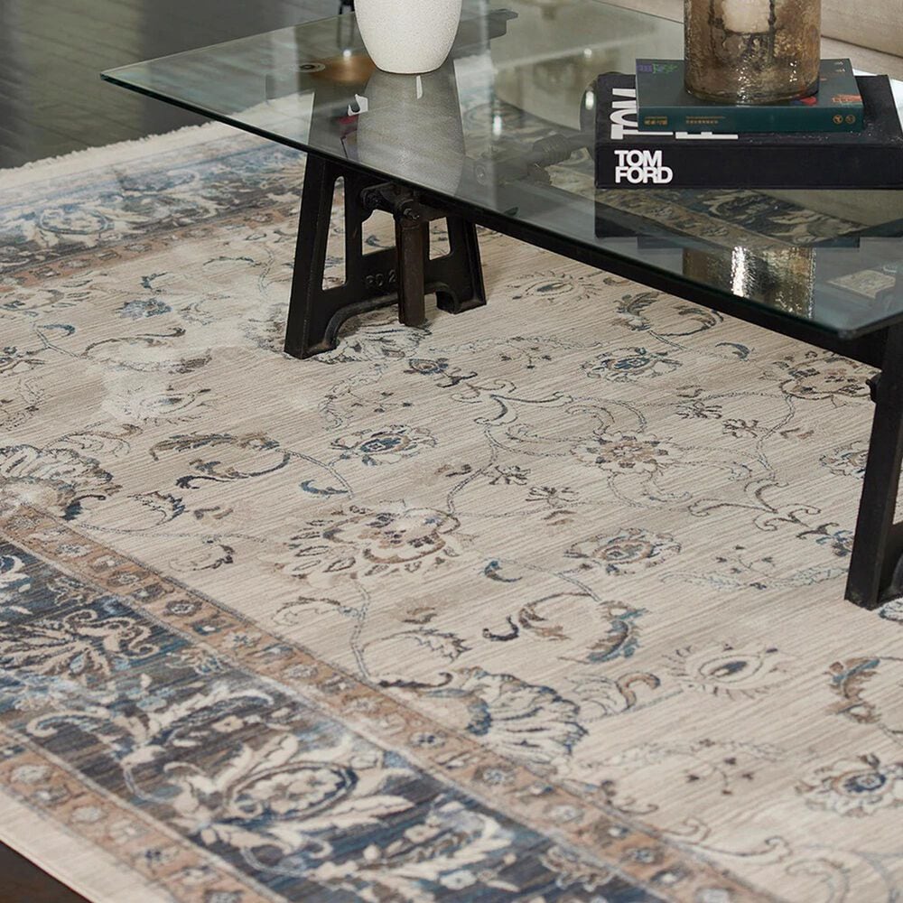 Momeni Izmir IZ-02 9&#39; x 12&#39; Blue Area Rug, , large