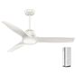 Hunter Wisp 52" Ceiling Fan with LED Light in Fresh White, , large