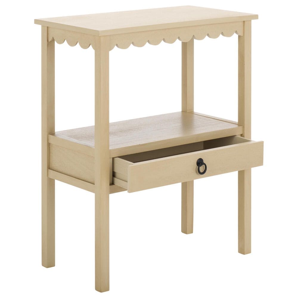 Safavieh Haven Low Drawer End Table in Natural, , large