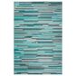Dalyn Rug Company Sedona Striped 10" Round Poolside Indoor/Outdoor Area Performance Rug, , large