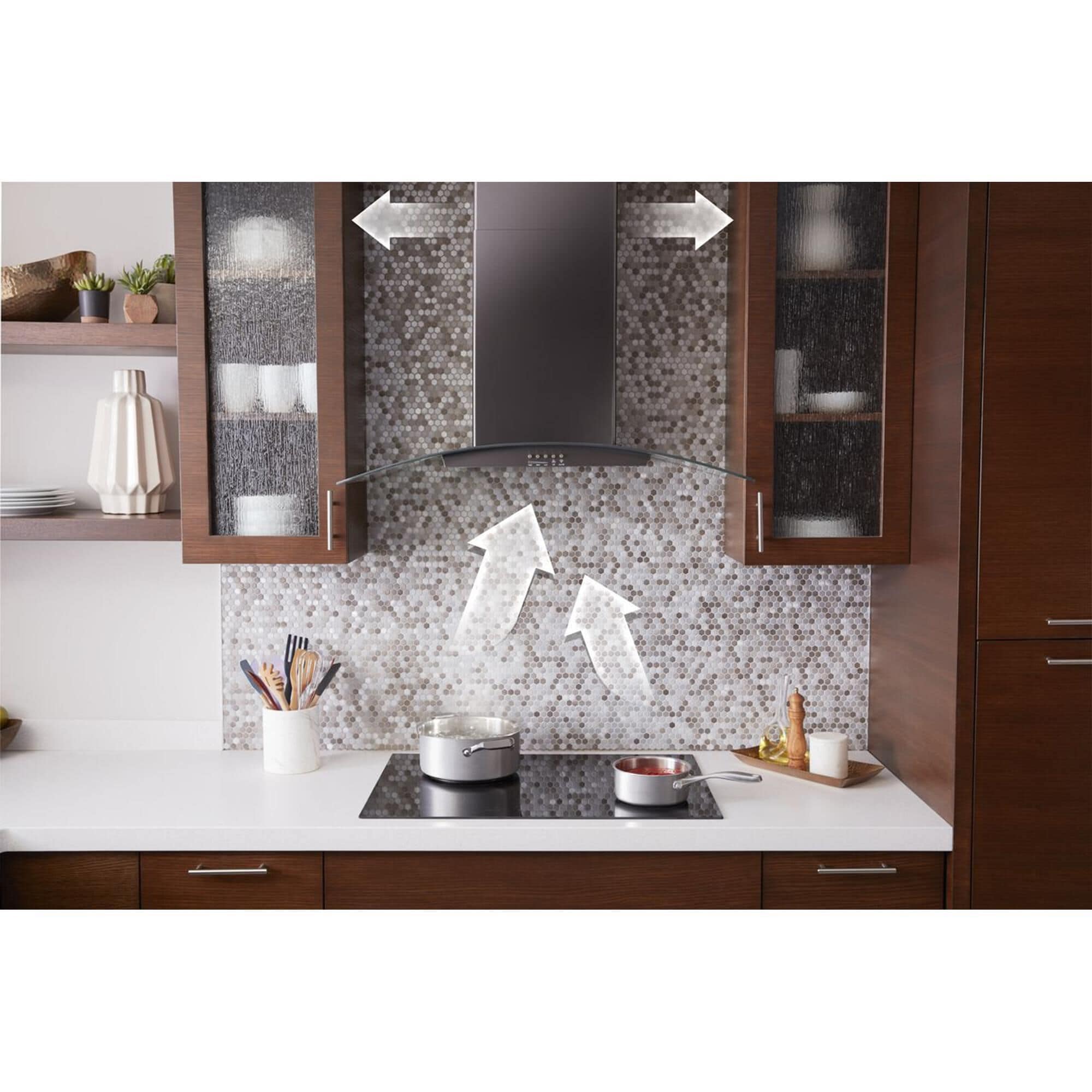 Whirlpool wall hot sale mount range hood