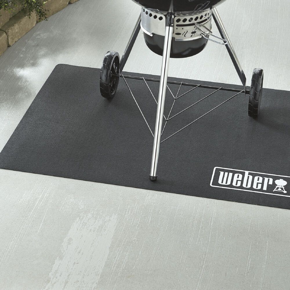 Weber 48&#39;&#39; Floor Protection Mat in Black, , large