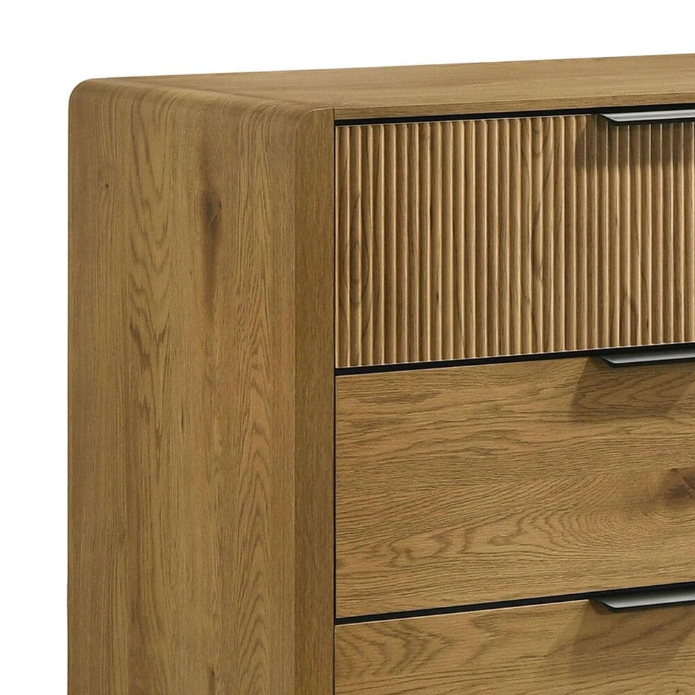 Pacific Landing Bennett 6 Drawer Dresser in Light Oak, , large
