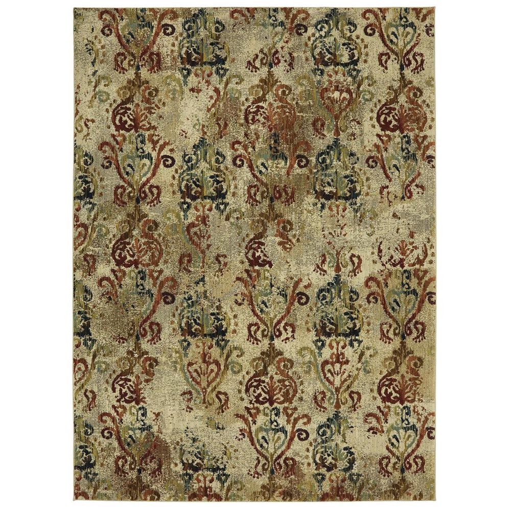 Karastan Intrigue Wile 91102-70038 5"3" x 7"10" Multicolor Area Rug, , large