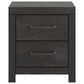 Ashley Hollivern 2-Drawer Nightstand in Dark Gray, , large