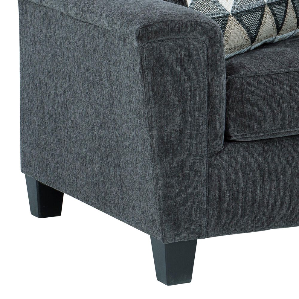 Ashley Abinger Stationary Queen Sofa Sleeper in Smoke, , large