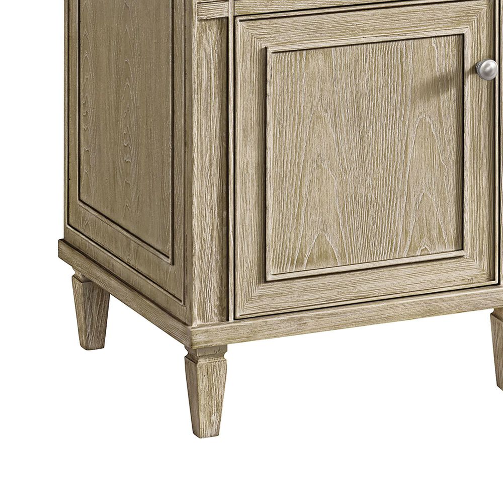 James Martin Vanities Lorelai 60&quot; Double Vanity in Whitewashed Oak with 3 cm Arctic Fall Solid Surface Top, , large