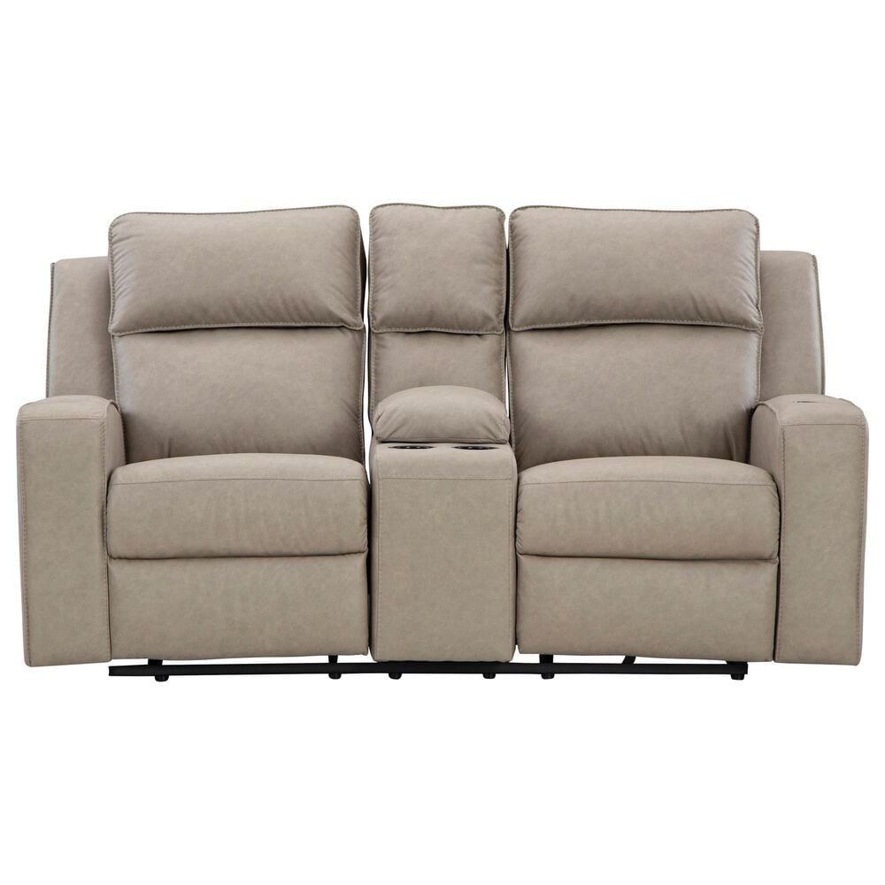 Ashley Lavenhorne Manual Loveseat in Pebble, , large